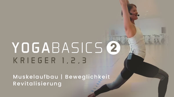 yoga basics-Krieger 1, 2, 3